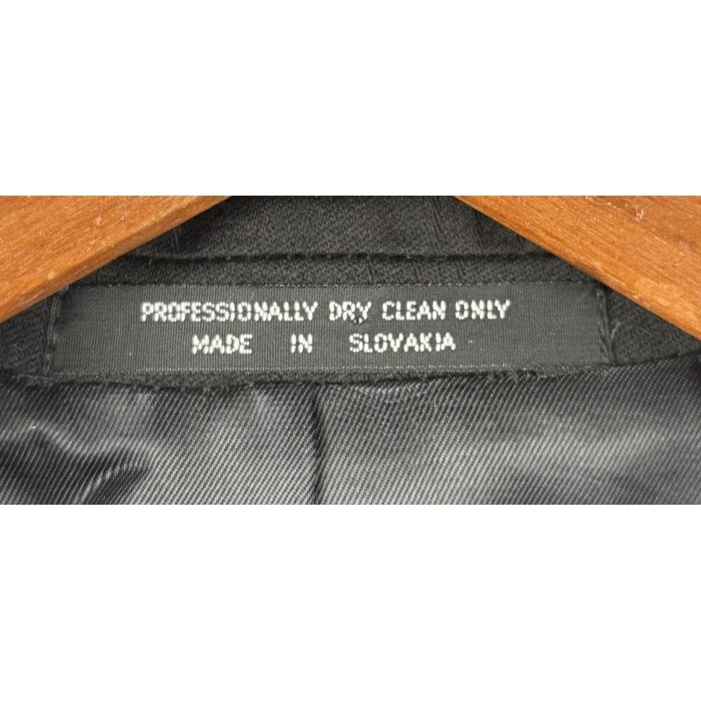 Zeidler And Zeidler Paul Rodon Mens Suit Jacket Sports Wool Black Charcoal 40R